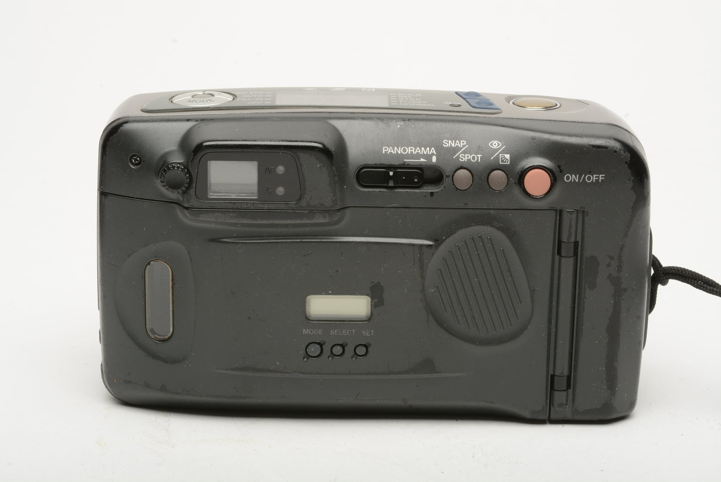 Samsung Maxima Zoom 145 date pano 35mm Point&Shoot Camera, case, well used, works