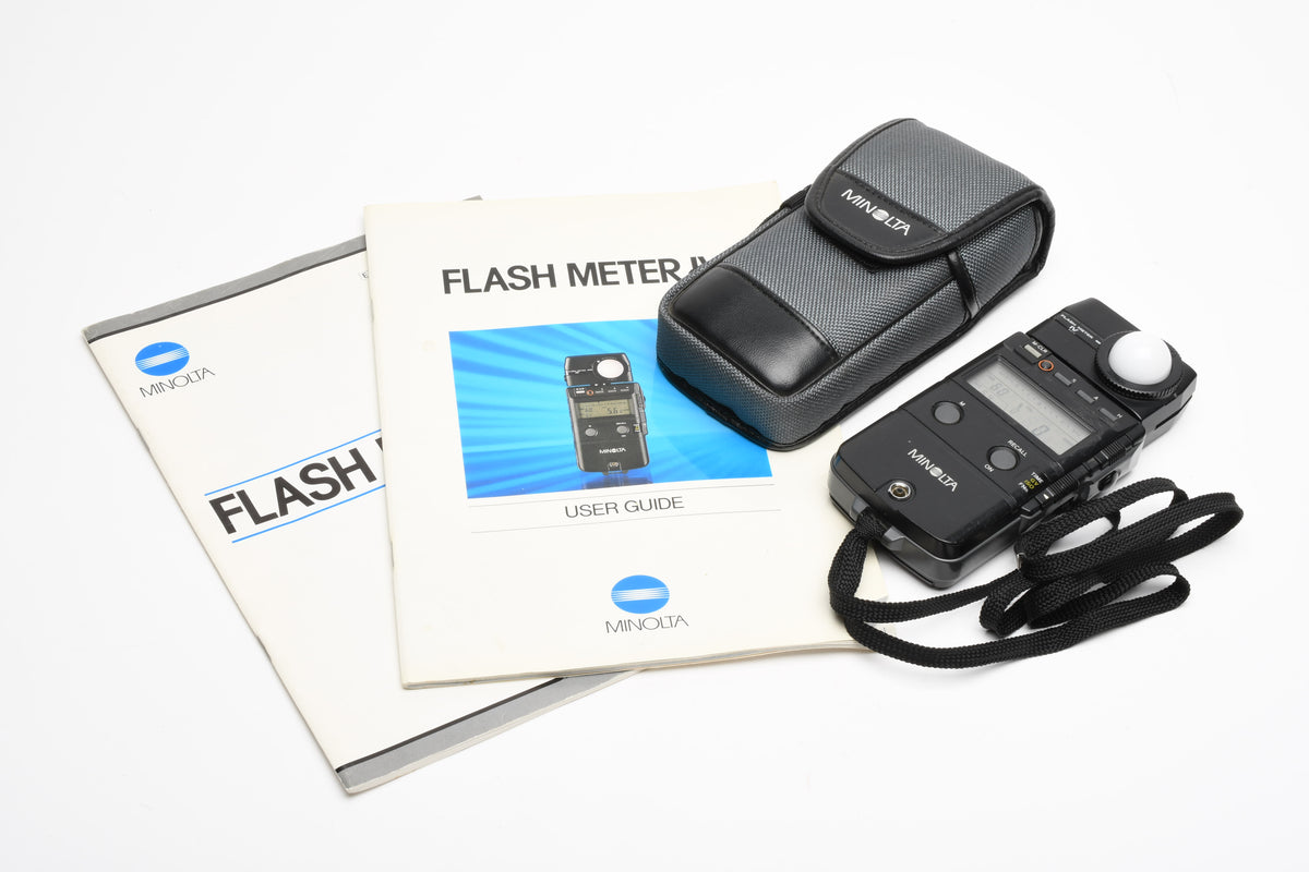Minolta Flashmeter IV in case, fully tested, works great, Accurate