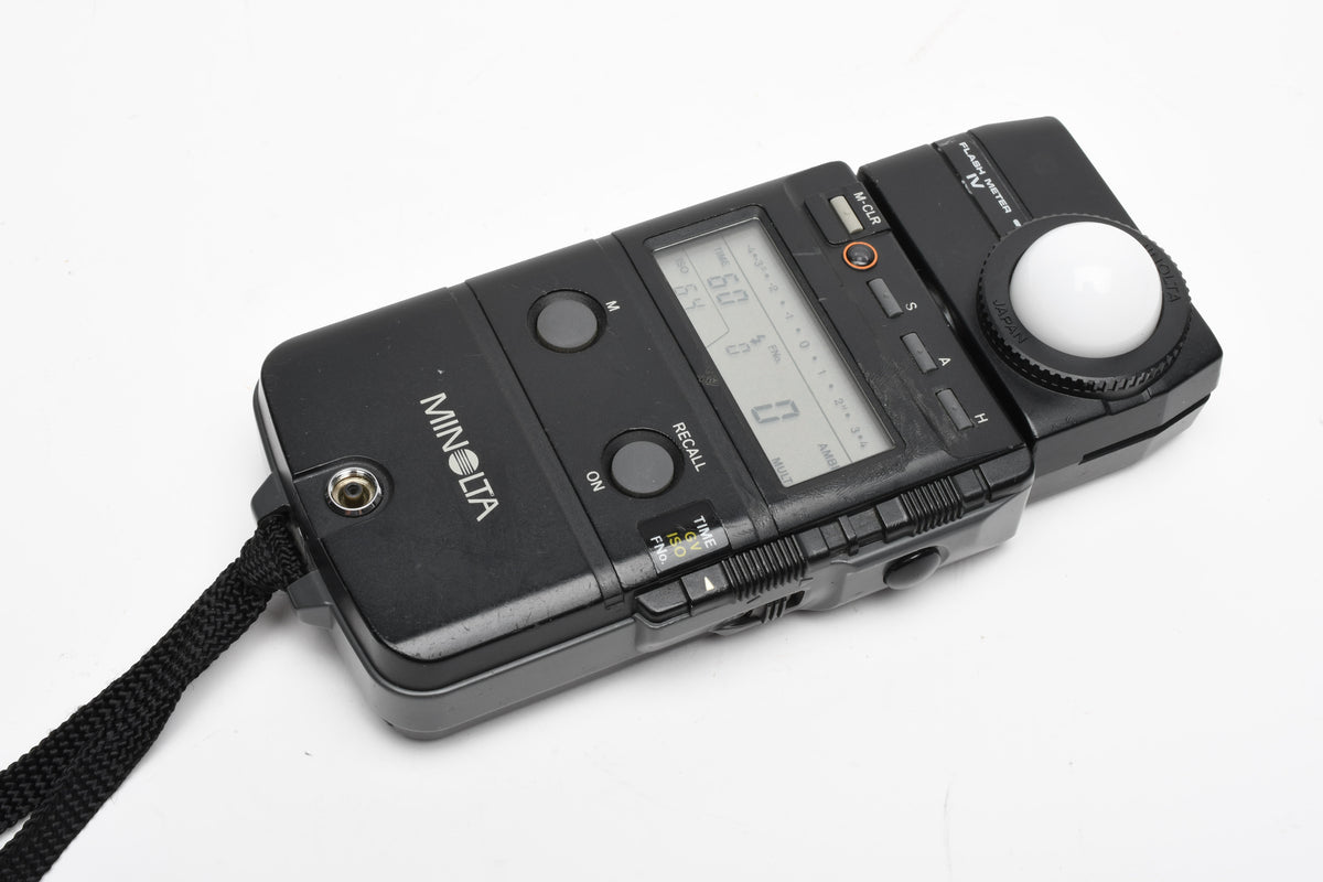 Minolta Flashmeter IV in case, fully tested, works great, Accurate