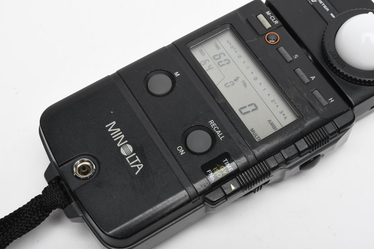 Minolta Flashmeter IV in case, fully tested, works great, Accurate