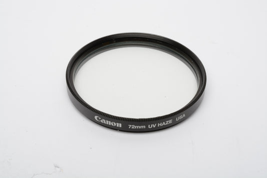 Canon 72mm UV Ultra Violet Haze Filter, NIce