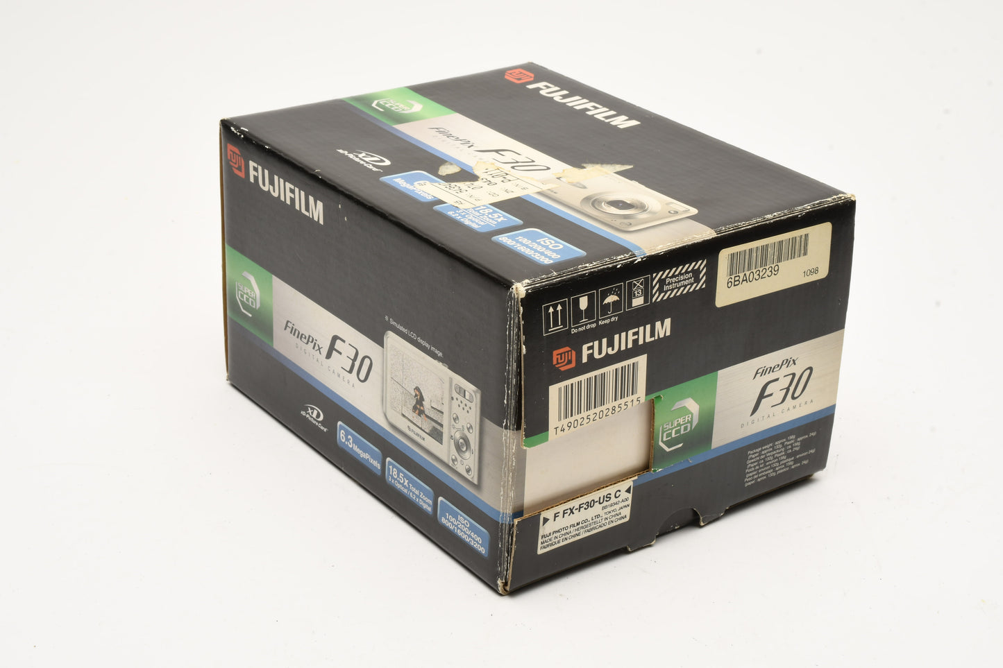 Fujifilm FinePix F30 6.3MP Digital Point&Shoot camera, Mint, Boxed