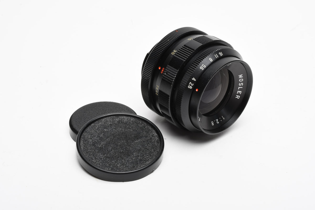 Mosler 35mm F2.8 Prime Lens for Exakta Mount w/caps, Nice!