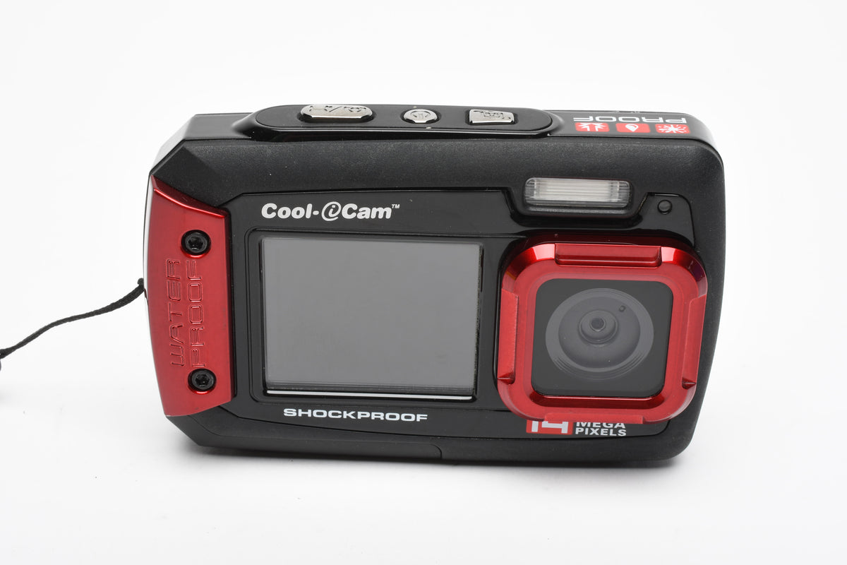 iON Cool-iCam Tough Waterproof Shockproof Point&Shoot Dual LCD Display, Clean!