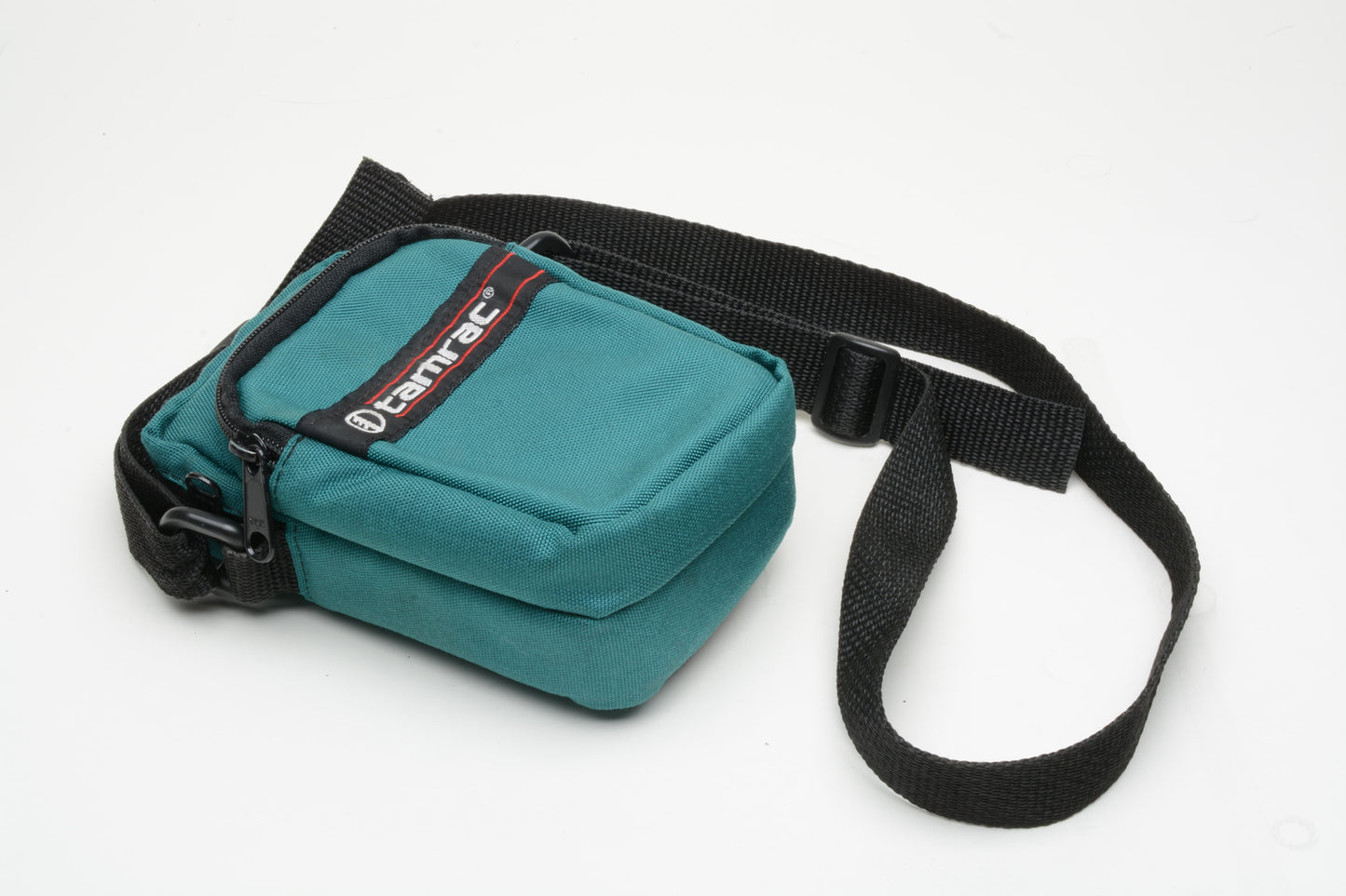 Tamrac padded camera case ~6.5 x 4 x 2" wide, nice (Teal)