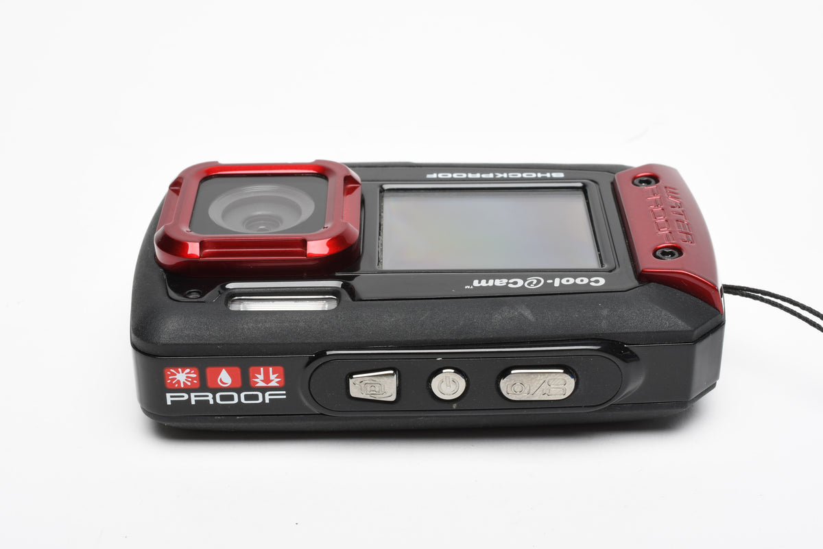 iON Cool-iCam Tough Waterproof Shockproof Point&Shoot Dual LCD Display, Clean!