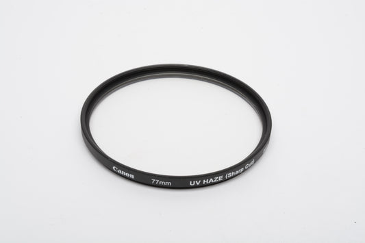 Canon 77mm UV Ultra Violet Haze (Sharp Cut) Filter Threading, Mint-