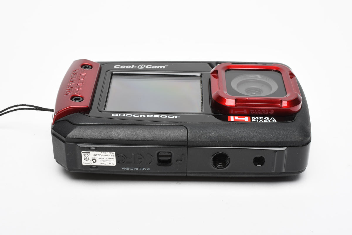 iON Cool-iCam Tough Waterproof Shockproof Point&Shoot Dual LCD Display, Clean!
