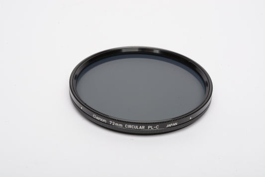 Canon 72mm Circular Polarizing filter PL-C, nice & clean