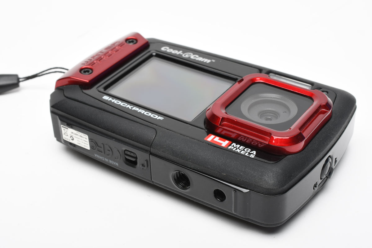 iON Cool-iCam Tough Waterproof Shockproof Point&Shoot Dual LCD Display, Clean!