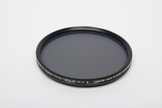 Canon 77mm Circular Polarizing filter PL-C II, nice & clean