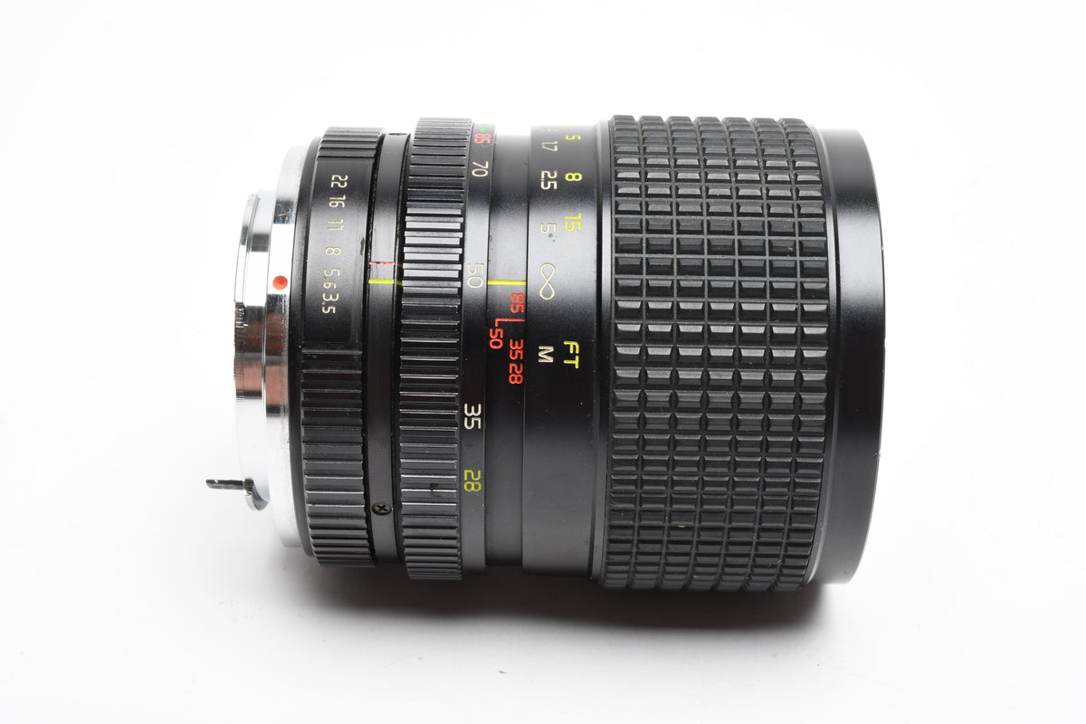 Tokina AT-X 28-85mm f3.5-4.5 lens, Pentax PK Mount, Nice