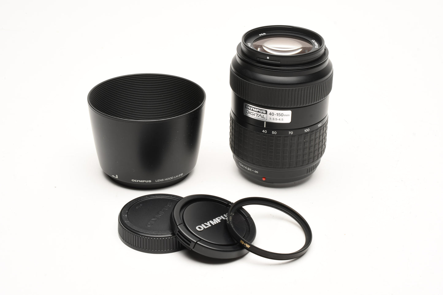 Olympus Zuiko 40-150mm f3.5-4.5 zoom lens, B+W UV, 4/3 Mount, Great