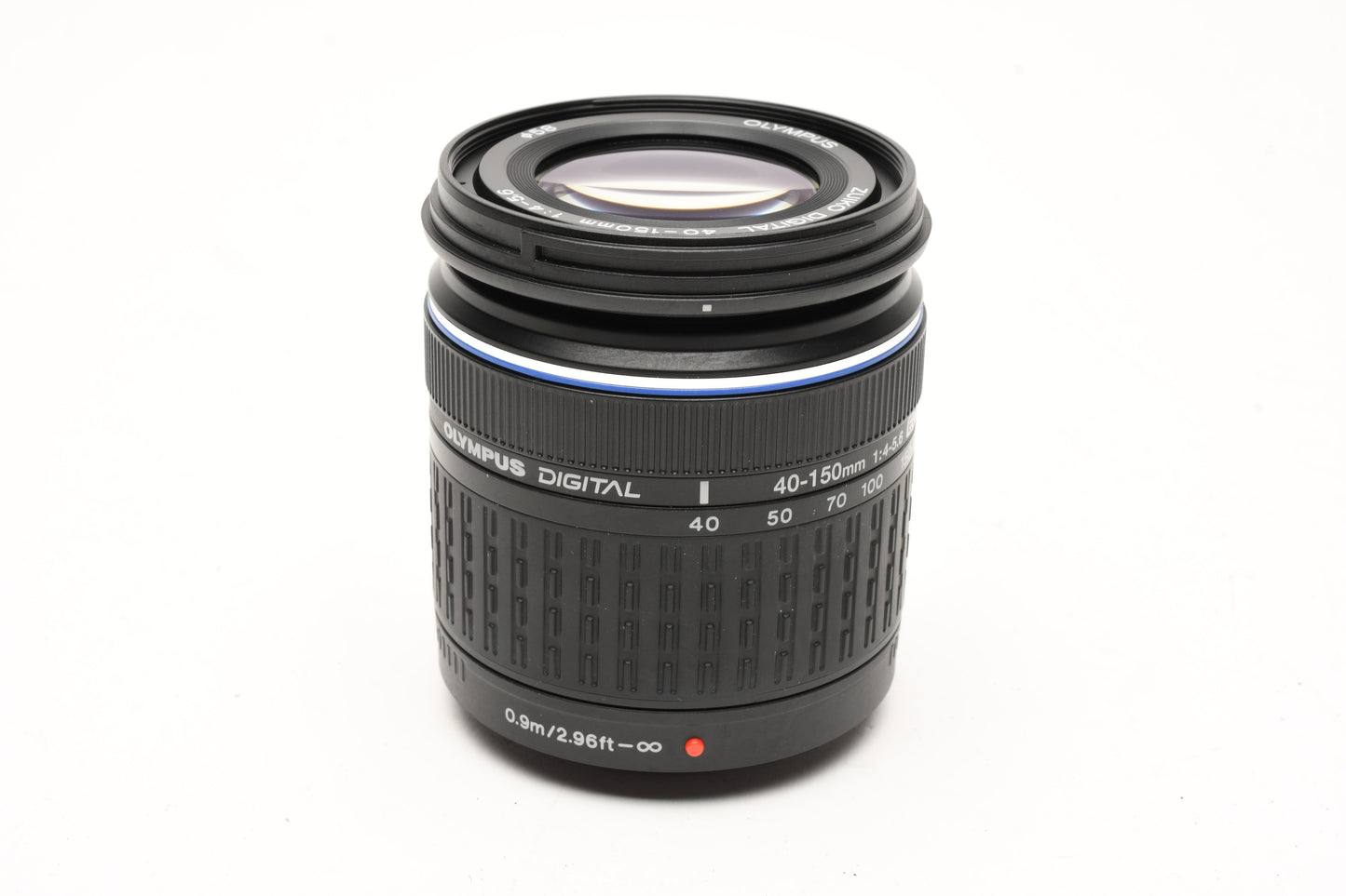 Olympus Zuiko Digital 40-150mm F4-5.6 ED Lens, caps, 4/3 Mount, Hood+B+W UV!