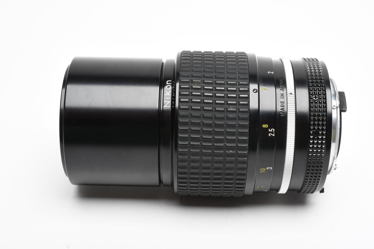 Nikon Nikkor 200mm f4 AI Lens, Caps, Nice!