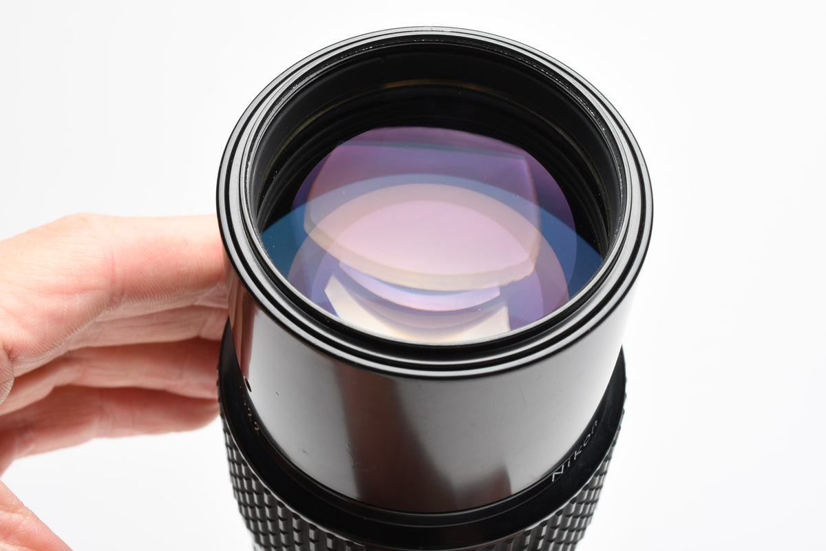 Nikon Nikkor 200mm f4 AI Lens, Caps, Nice!
