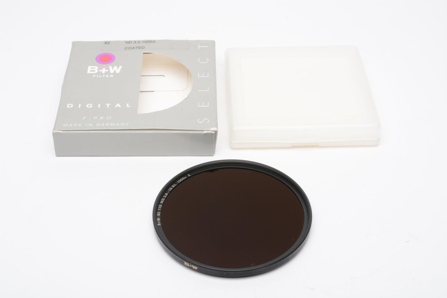 B+W 110E ND3 1000X 82mm filter #1073163, Mint- in box