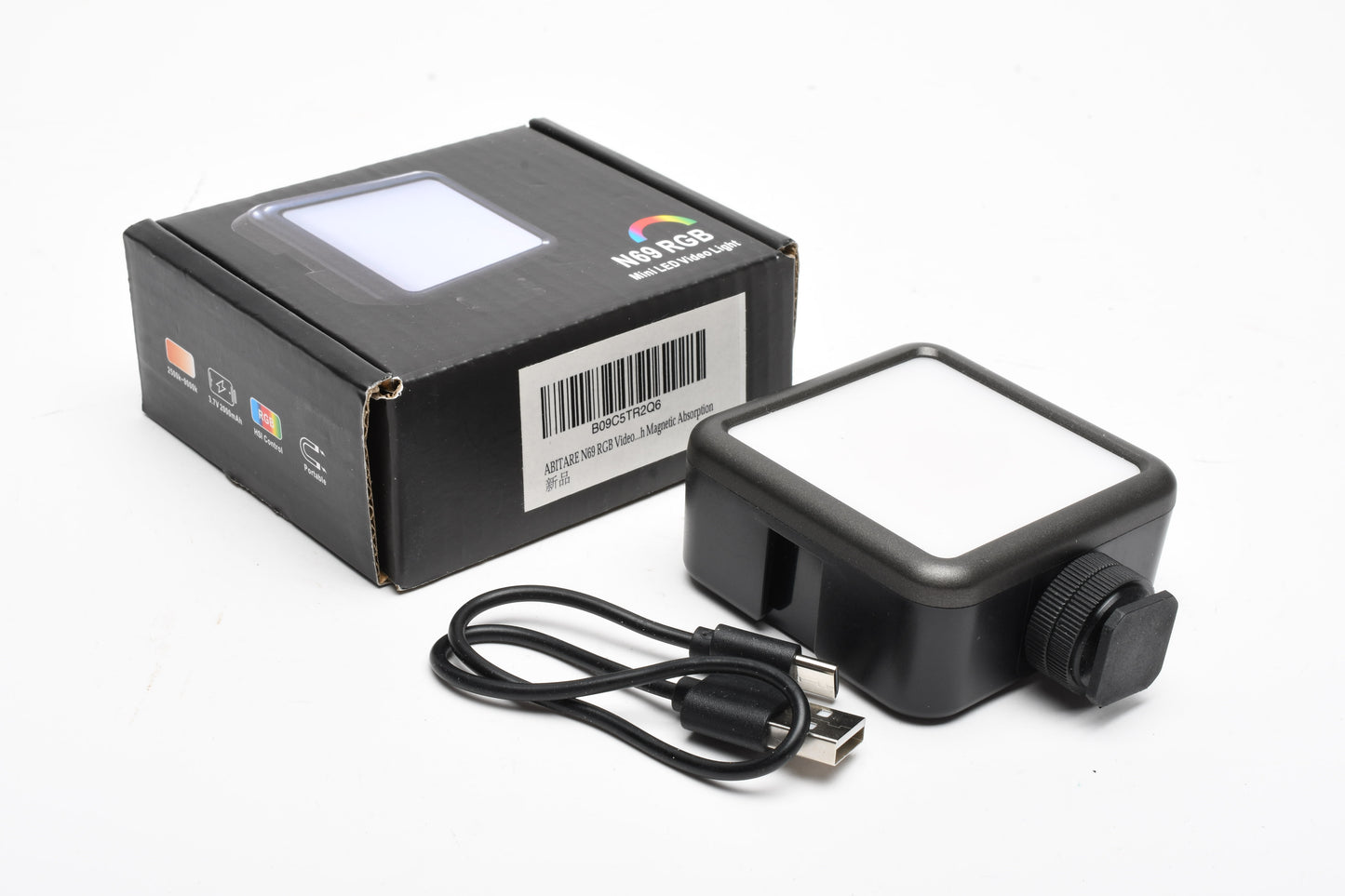 Abitare N69 RGB Compact rechargeable video light - New