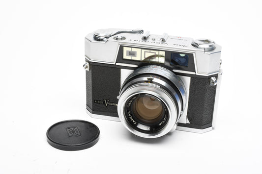 Airies Viscount 35mm rangefinder camera w/H Coral 45mm f1.9 (parts/collector), Nice!