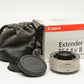 Canon Extender EF 1.4X II, Boxed, pouch+caps+papers, Mint, USA