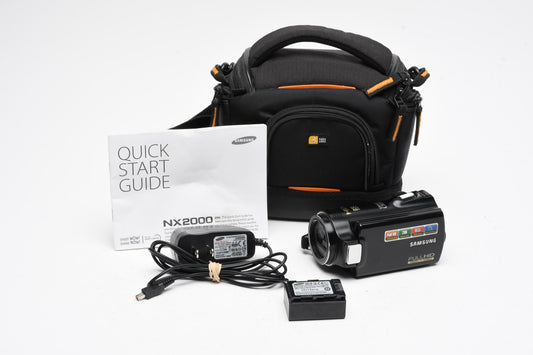 Samsung Digital Video Camcorder HMX-H200 Full HD, Case, Tested