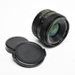 Hanimex Automatic MC 35mm F2.8 lens, M42 Mount w/Caps, Good