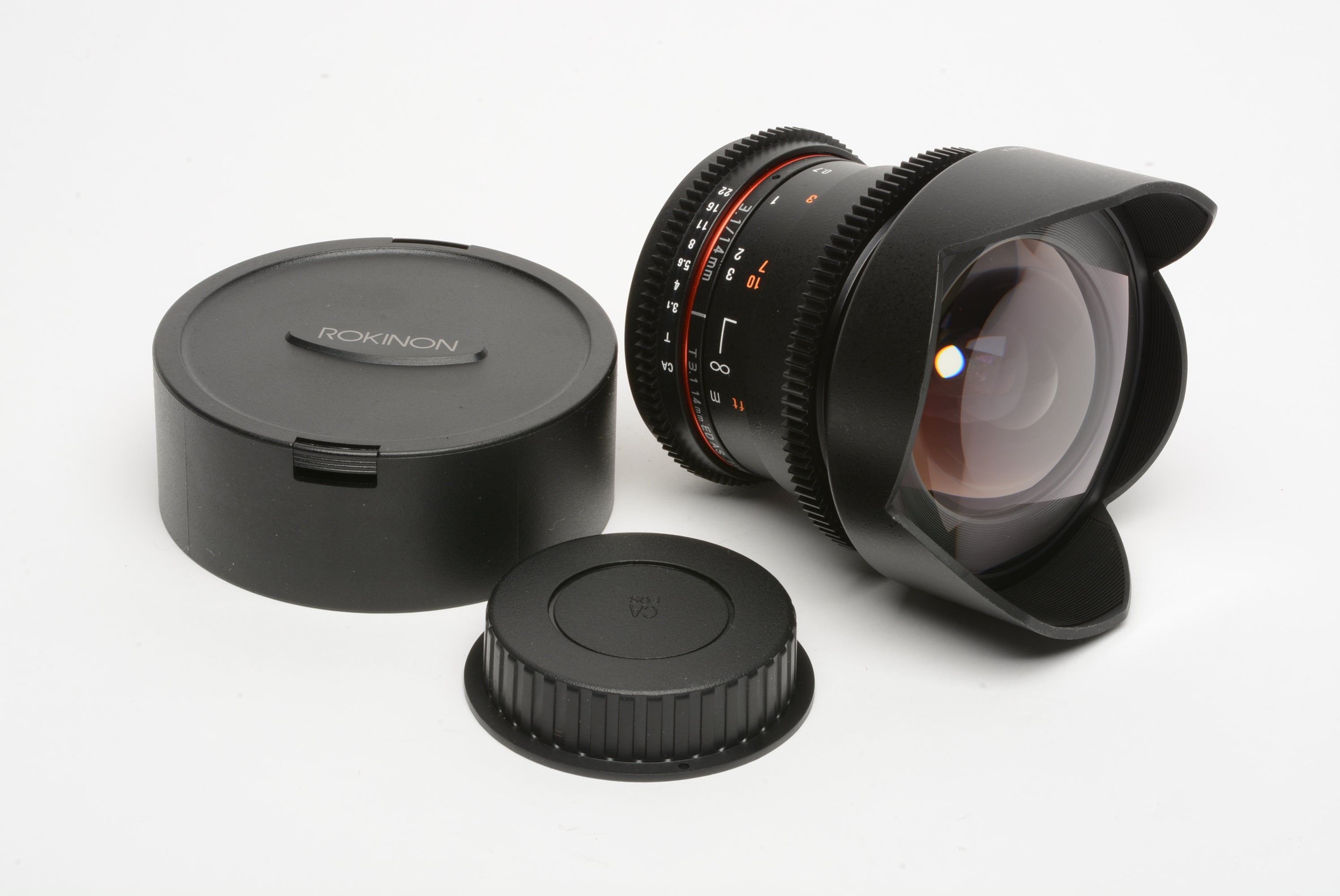 Rokinon 14mm T3.1 ED AS IF UMC II Cine DS Lens for Canon EF Mount