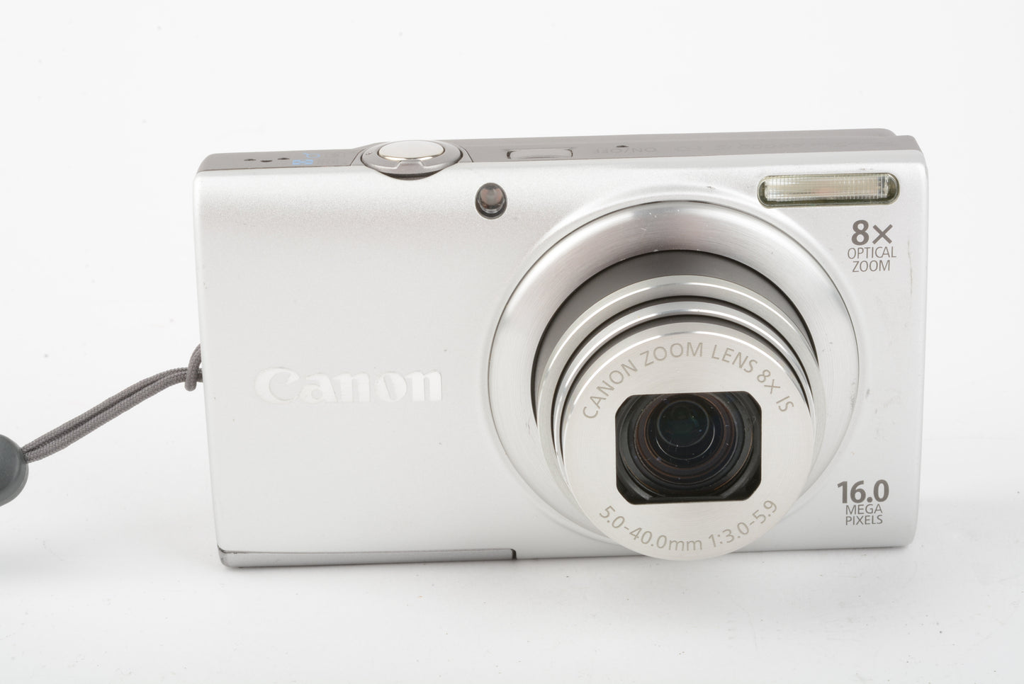 Canon PowerShot A4000 IS HD 16.1MP Digital Point&Shoot w/batt+charger+SD+case (Silver)