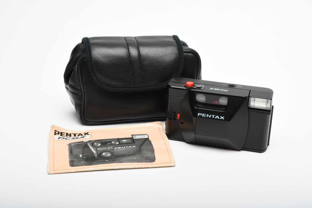 Pentax PC35AF 35mm Point&Shoot camera w/35mm f2.8 Prime, w/Case and Manual, New Seals, Great!