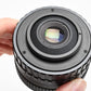 Hanimex Automatic MC 35mm F2.8 lens, M42 Mount w/Caps, Good