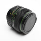 Hanimex Automatic MC 35mm F2.8 lens, M42 Mount w/Caps, Good