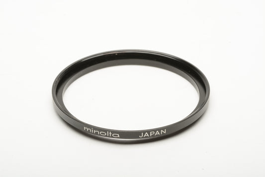 Minolta 52-55mm step up ring (55mm filters on 52mm diameter)