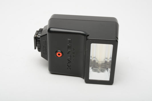 Pentax AF-200s compact electronic flash w/Pouch, Clean