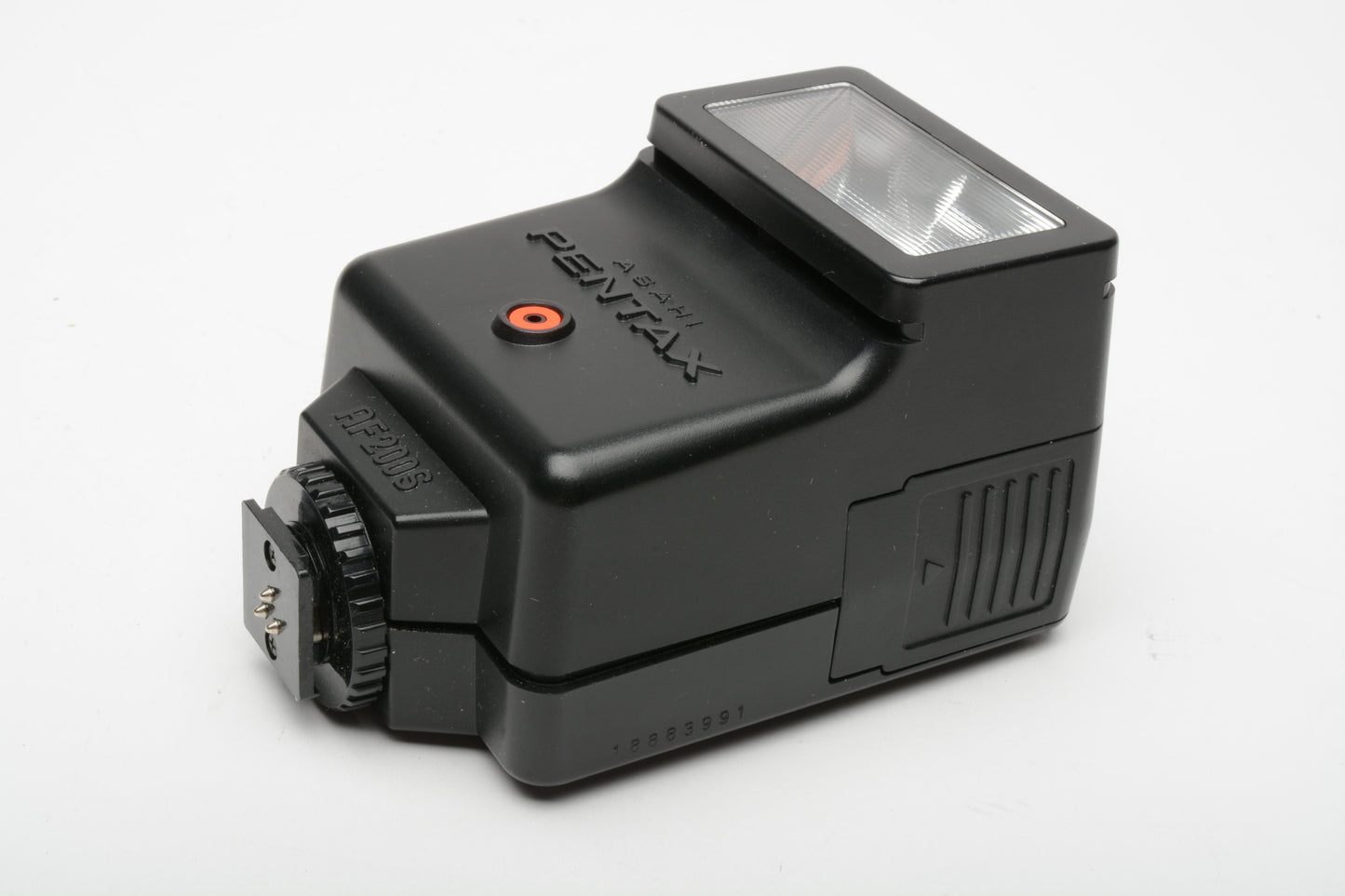 Pentax AF-200s compact electronic flash w/Pouch, Clean