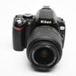 Nikon D60 10.2mp DSLR Camera W/Nikon AF-S 18-55mm VR F3.5-5.6G Zoom Lens, 17K Acts, Nice!