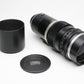 Steinheil 300mm f4.5 Tele-Quinar telephoto lens for Exakta mount, cap, nice