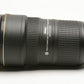 Nikon AF-S Nikkor 24-70mm f2.8E ED VR N zoom lens, USA Version, hood+caps Mint-