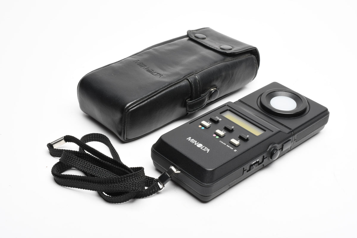 Minolta Color Meter II w/Case, fully tested, works great, Accurate