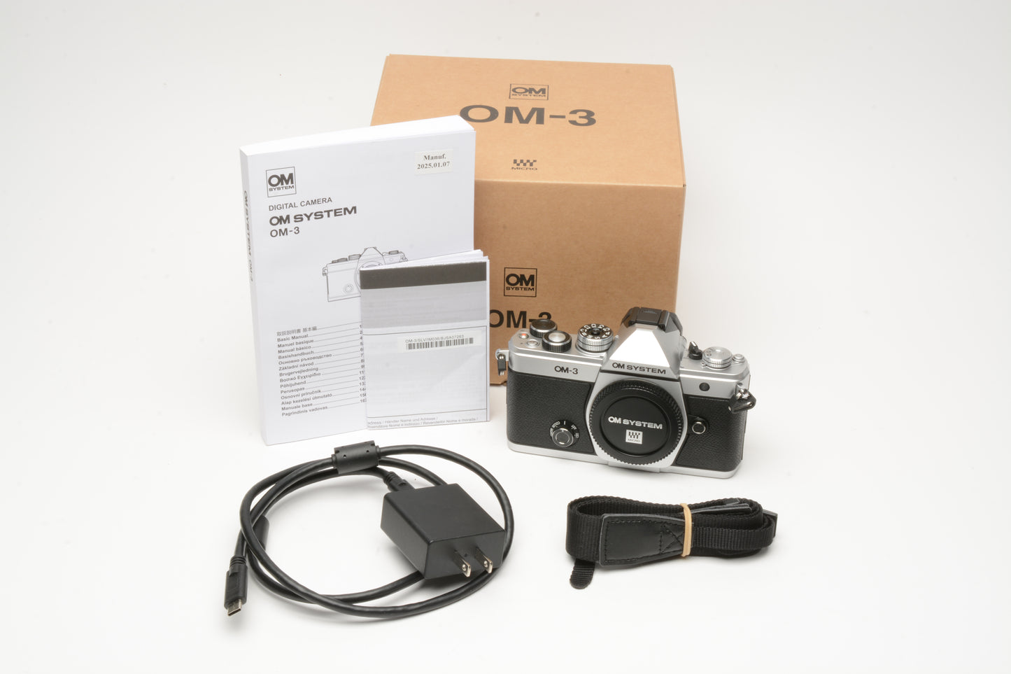 Olympus OM SYSTEM OM-3 Digital Camera Body ONLY 987 Shutter Count! Mint