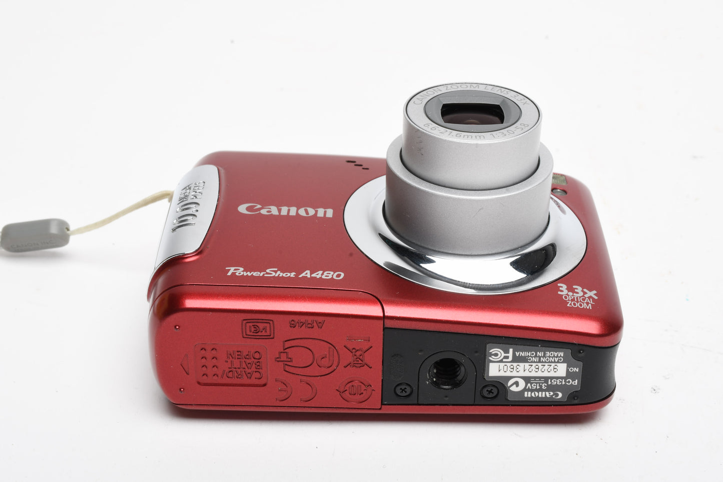 Canon PowerShot A480 10MP Digital Point&Shoot camera, Clean, Tested