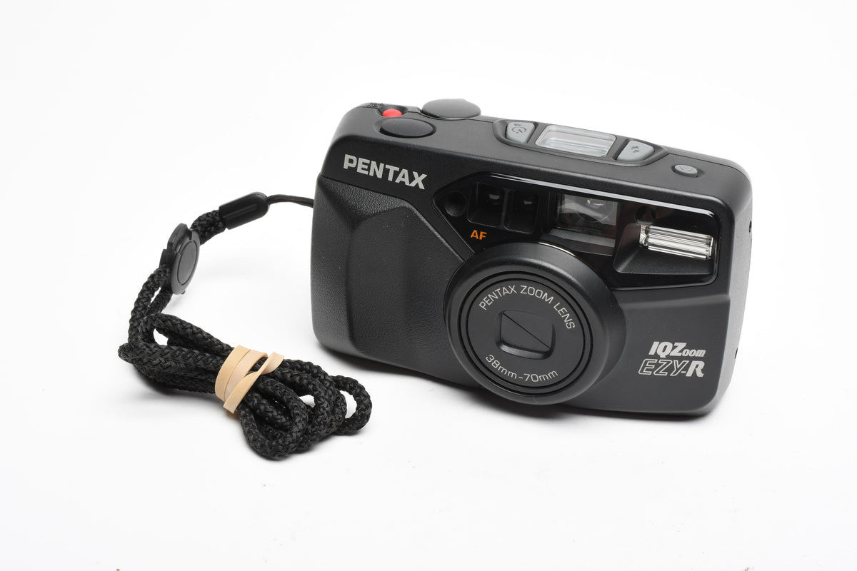 Pentax IQZoom EZY-R 38-70mm Zoom Lens 35mm Point&Shoot Camera w/Strap, Great!