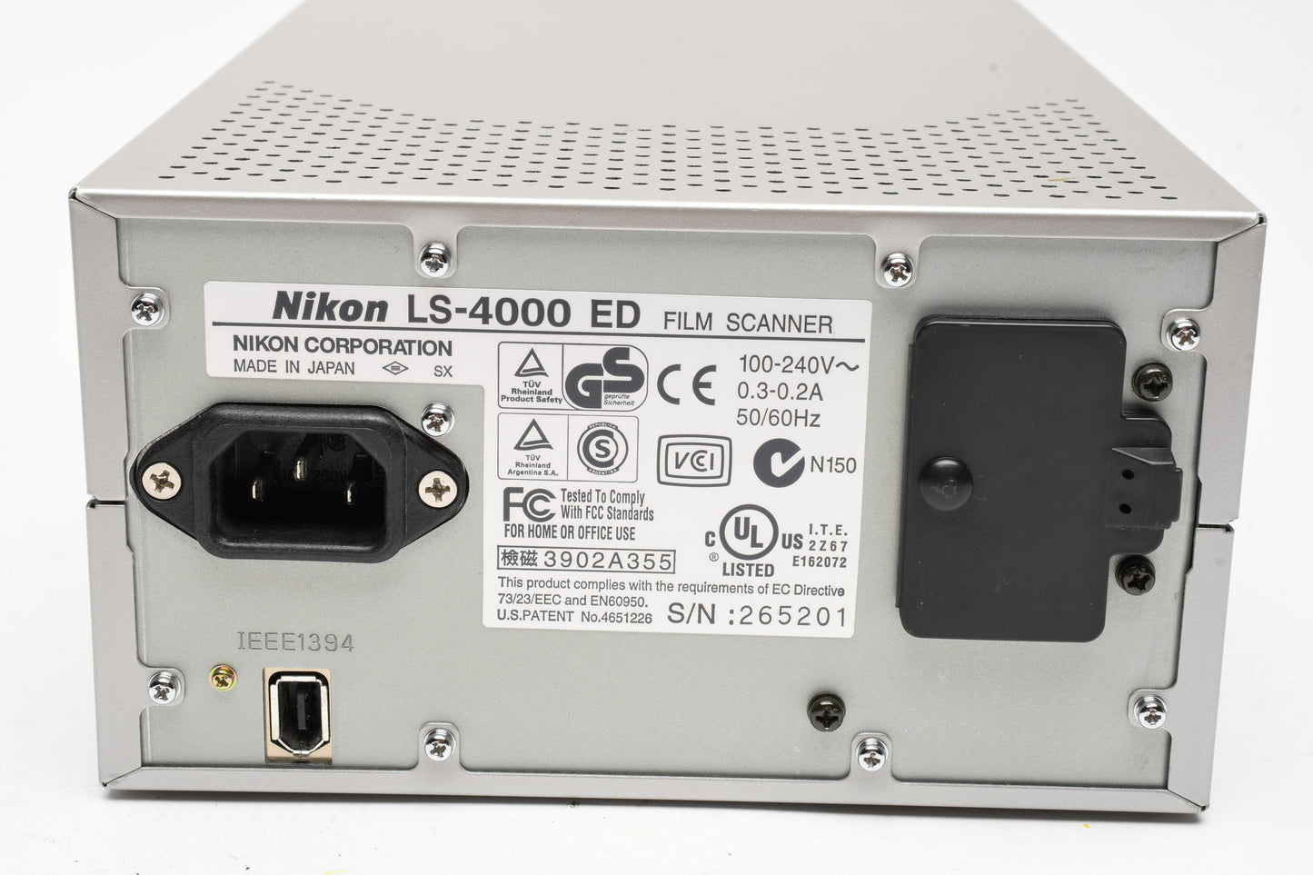 Nikon Super Coolscan 4000 ED film scanner, Works! w/MA-20