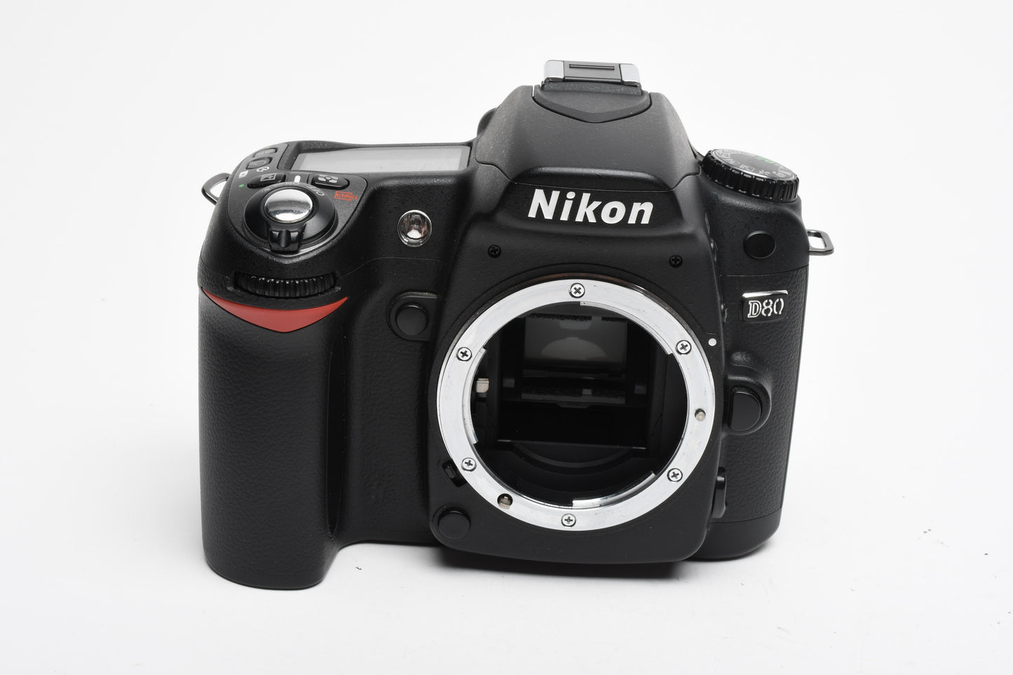 Nikon D80 DSLR body, batt+charger+strap, 4798 Acts, + Manual