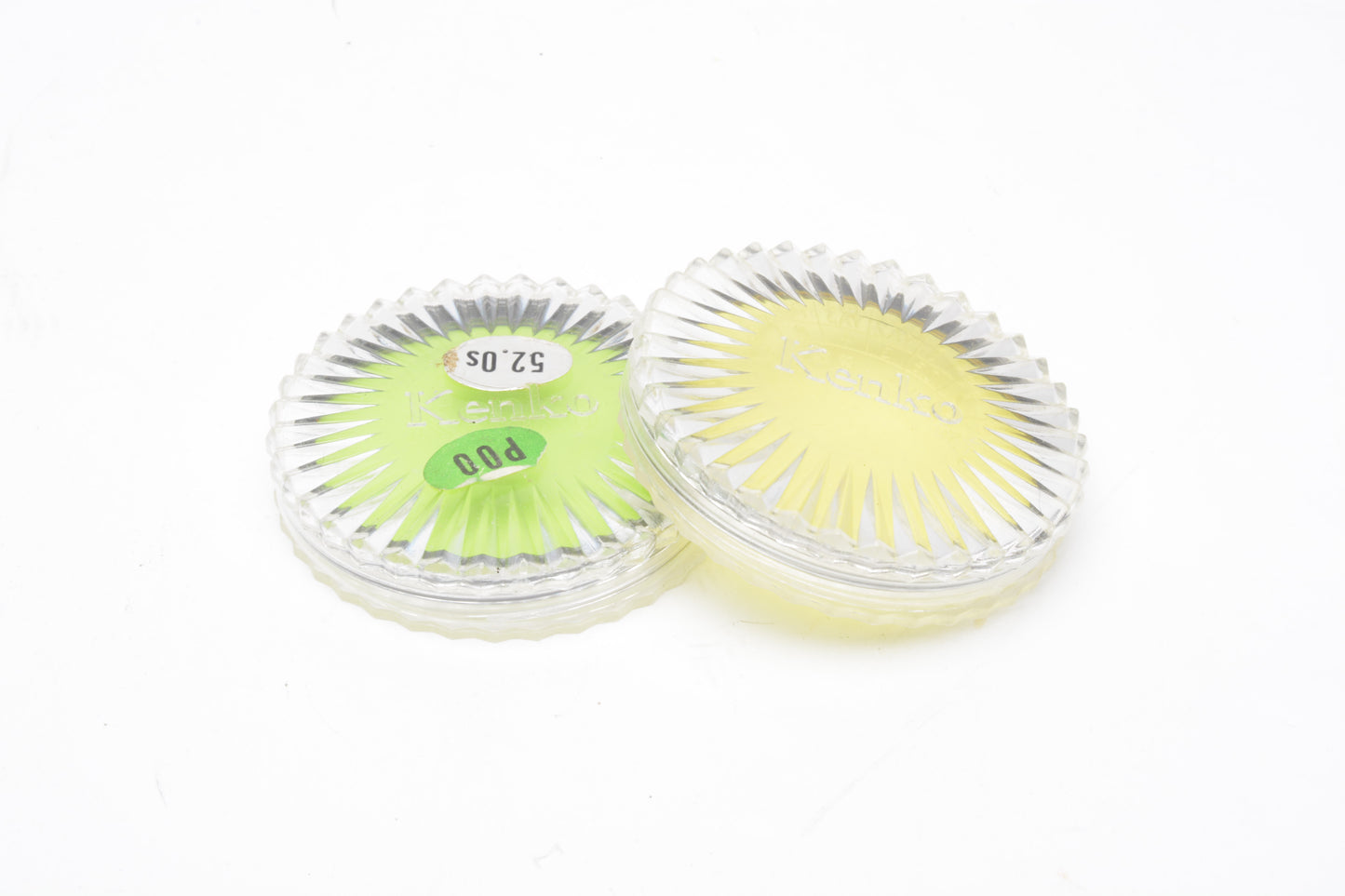 Kenko 52mm set of 2 filters:  Y2 + POO light green, Mint-