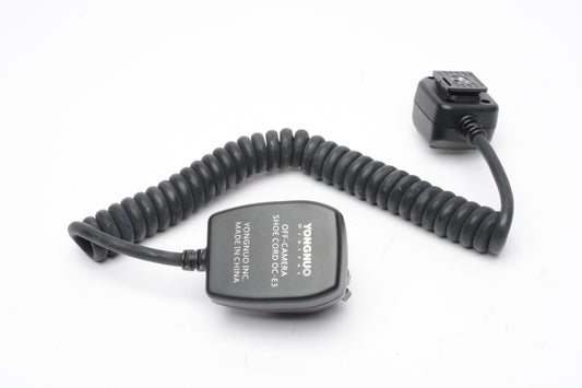 Yongnuo Digital Coiled Off-Camera Shoe Cord OC-E3, Tested