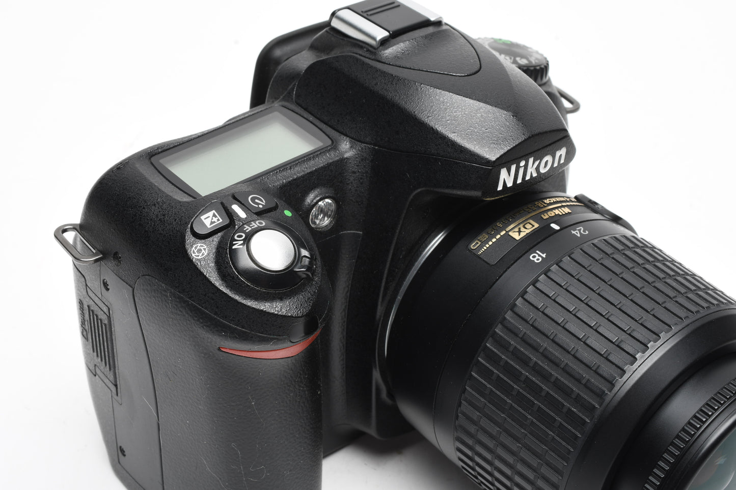 Nikon D50 DSLR body w/18-55mm f3.5-5.6G ED, batt, charger, 12K Acts