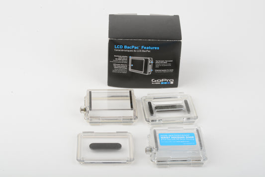 GoPro LCD BacPac Door Set - New (4 pieces - As Pictured)