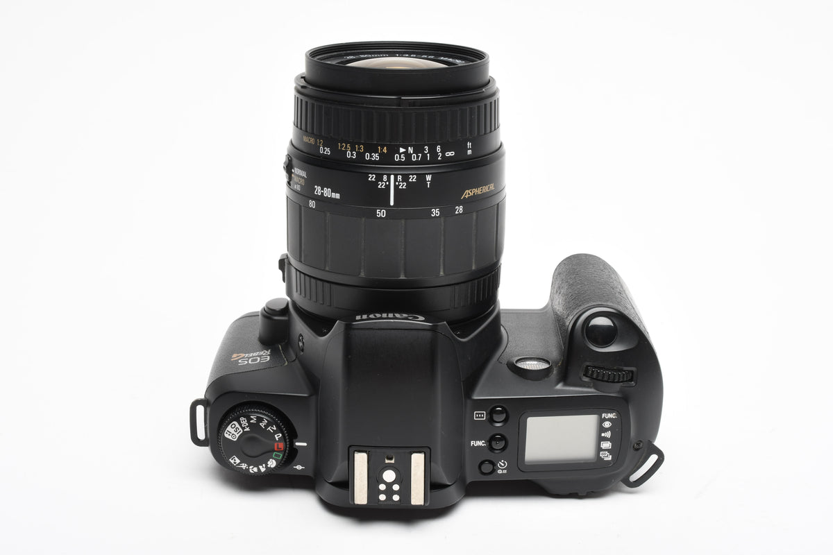 Canon EOS Rebel G 35mm SLR w/Sigma 28-80mm f3.5-5.6 lens, Strap, Manual, Clean!