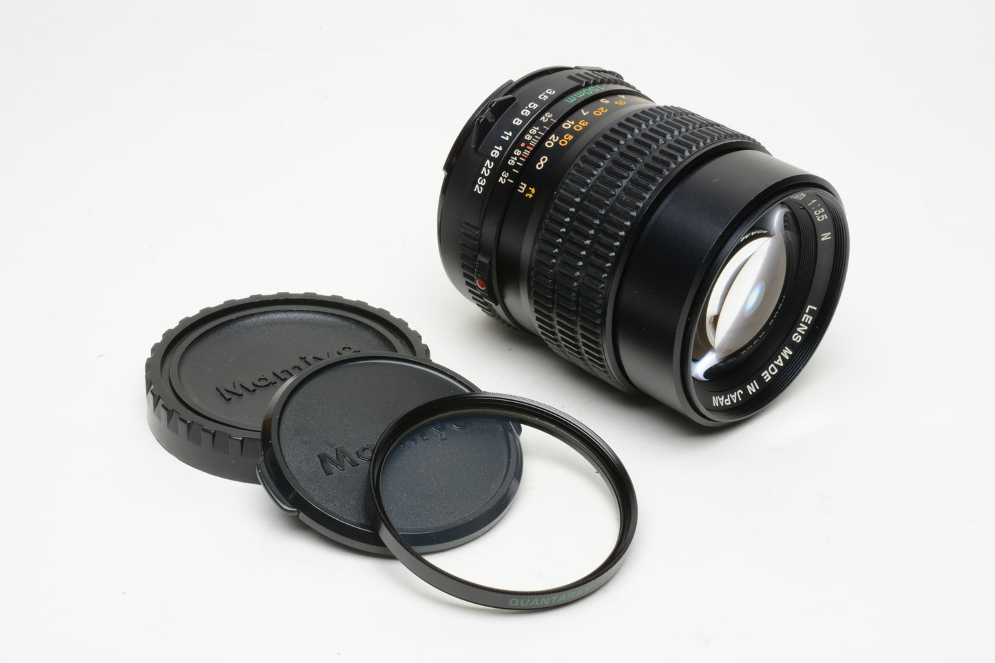 Mamiya 150mm f3.5 N for M645, very clean, tested, + UV filter, Caps