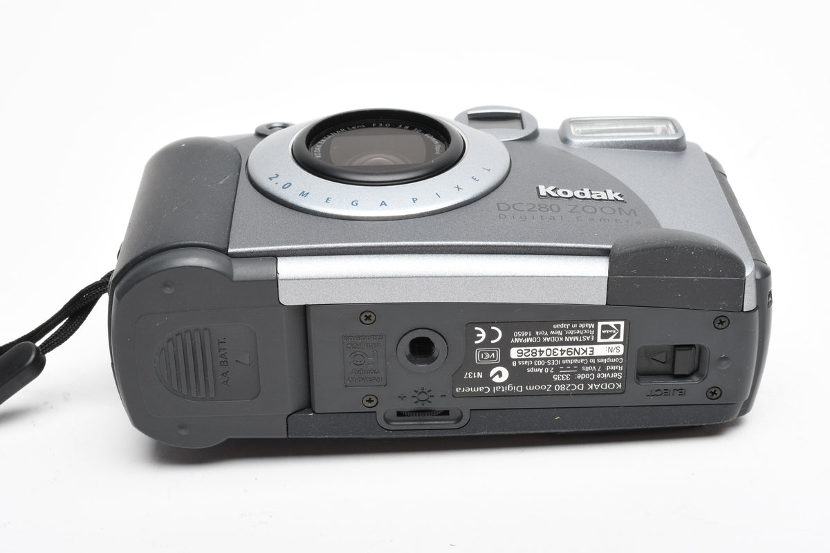 Kodak DC280 2MP Digital Point&Shoot w/Strap and 512MB CF Card, Tested, Nice